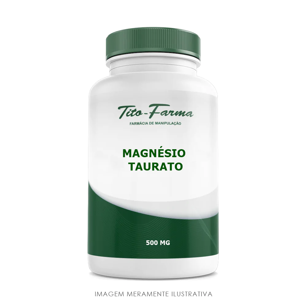 Magnésio Taurato 500mg - 60 Cps - saiba mais