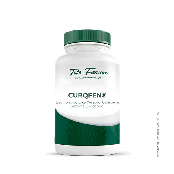 CurQfen® - Equilibrio do Eixo Cérebro, Coração e Sistema Endócrino - 35mg - 60 doses - saiba mais