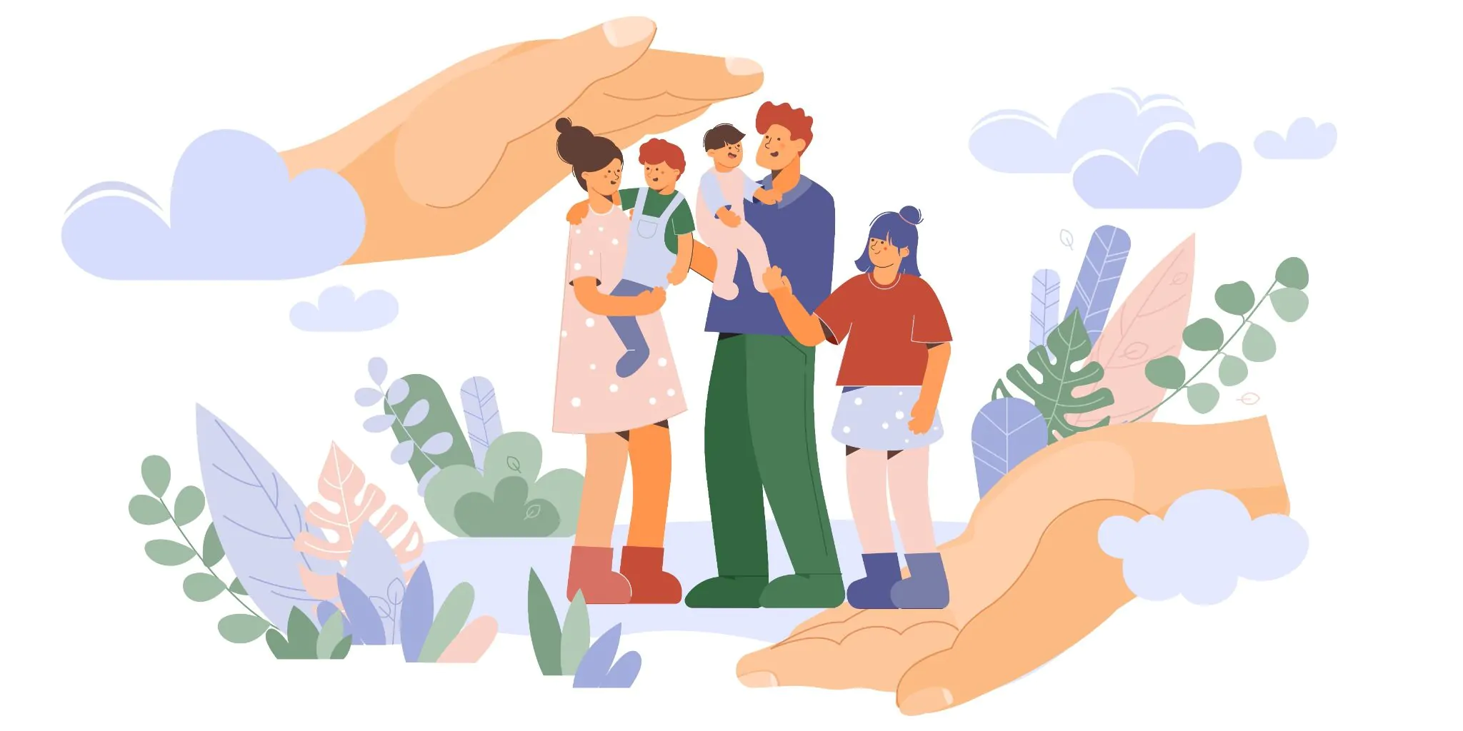 ilustração de família