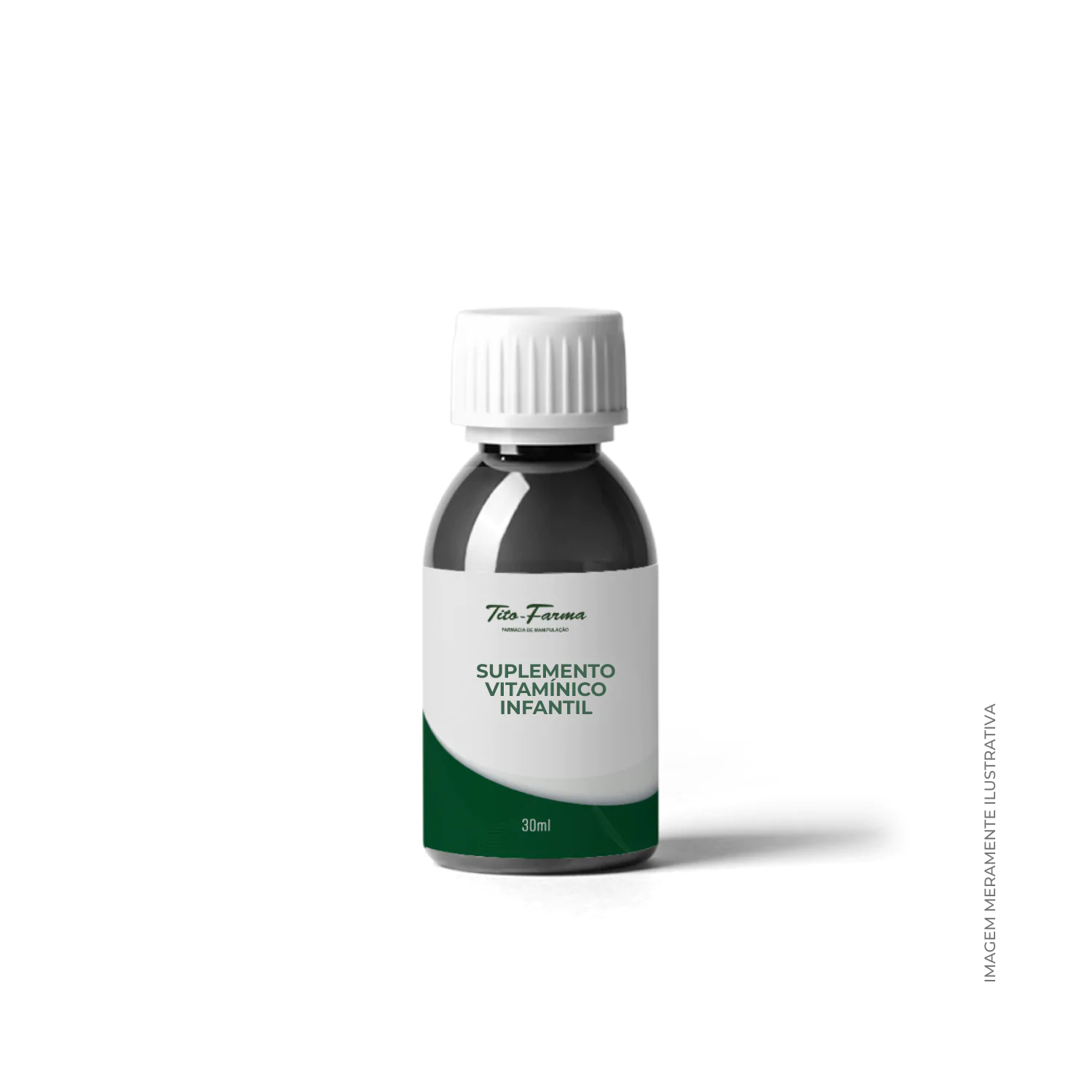 Suplemento vitamínico infantil em gotas Tito Farma para complementar a ingestão de vitaminas na infância