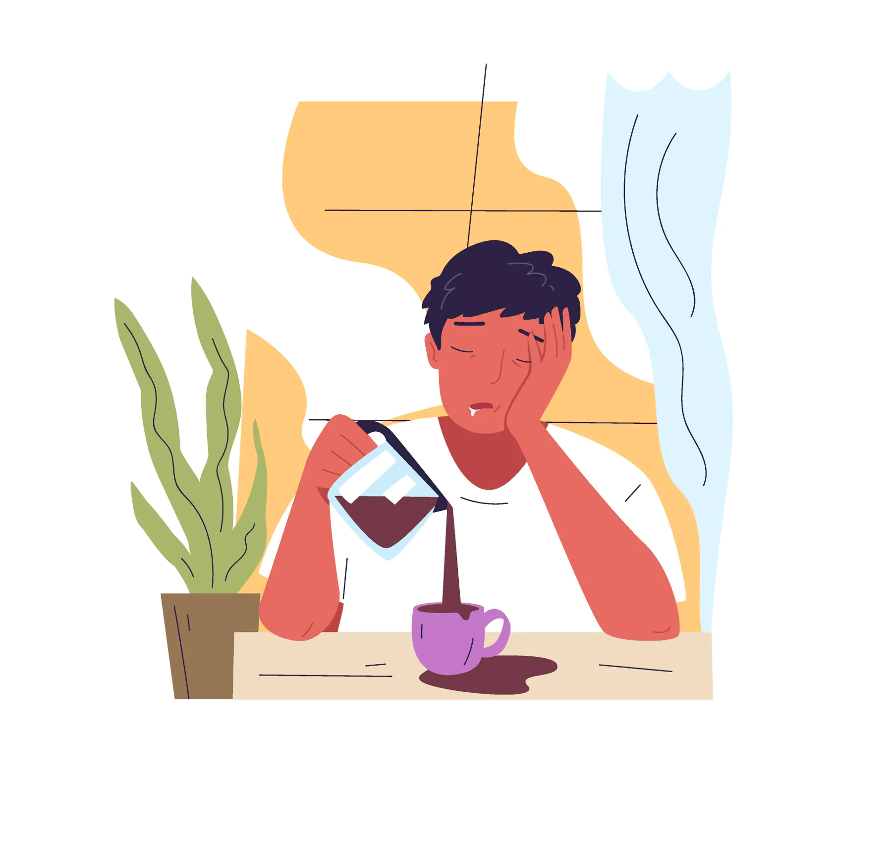 A cafeína é um estimulante. Ela pode ajudar na atenção em alguns momentos, mas também pode dificultar o sono quando consumida perto do horário de dormir.